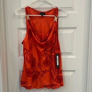 Bold Orange Floral Camisole
